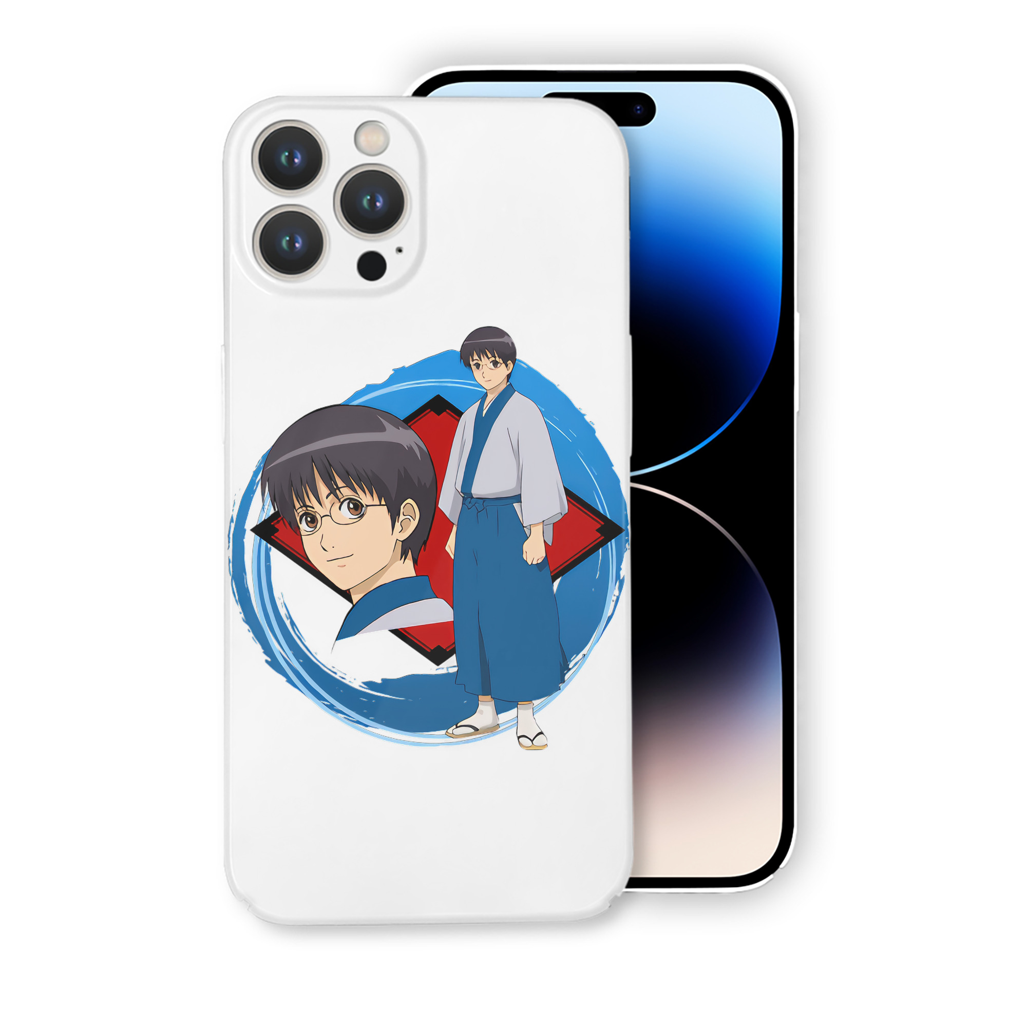 （画像用） ぎんたま 坂田銀時（さかたぎんとき） 神楽 志村新八（しむら しんぱち） GINTAMA Sakata Gintoki Kagura Shimura Shinpachi 【iPhone 14シリーズ対応】ハードケース
